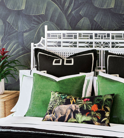 Tudor Decorative Pillow In Kelly Green