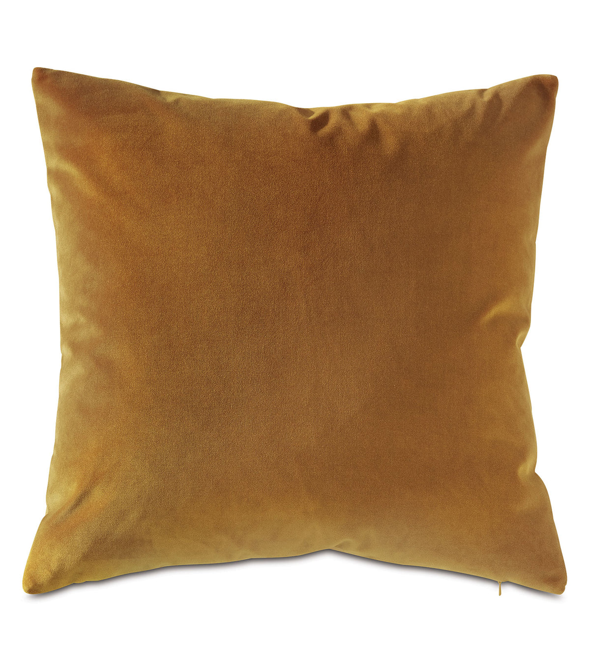 Tudor Leather Decorative Pillow In Gold