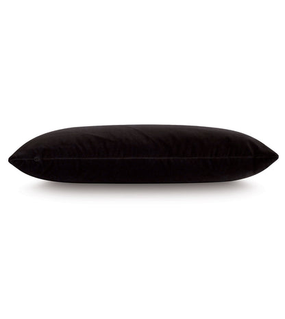 Uma Velvet Decorative Pillow In Charcoal