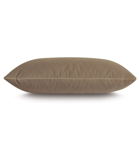 Uma Velvet Decorative Pillow In Khaki
