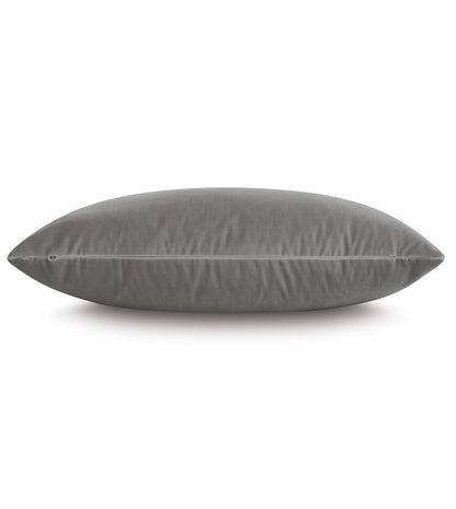 Uma Velvet Decorative Pillow In Gray