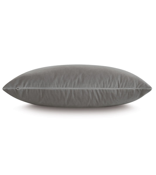 Uma Velvet Decorative Pillow In Gray