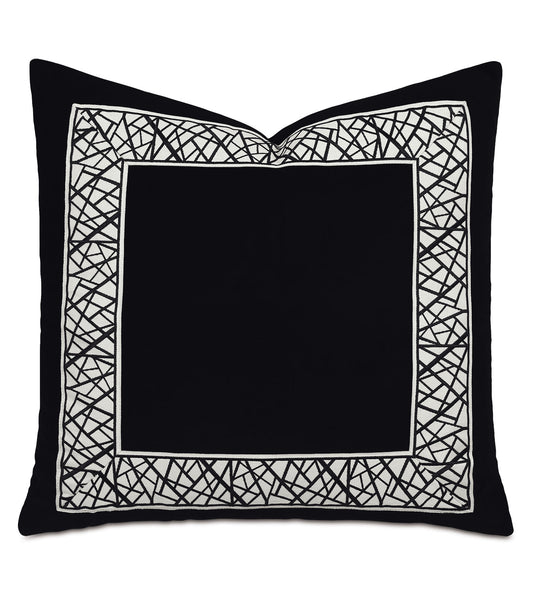 Xavier Graphic Border Decorative Pillow