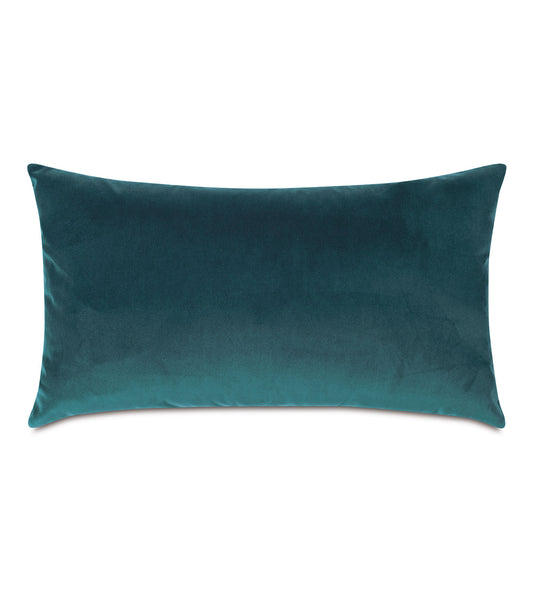 Uma Velvet Decorative Pillow in Peacock