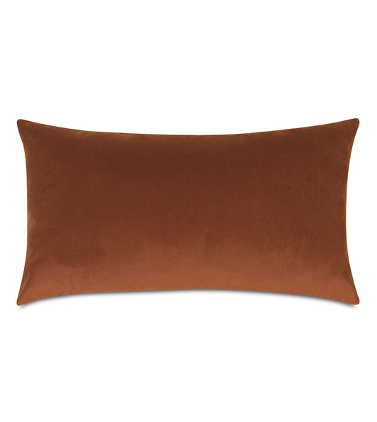 Uma Velvet Decorative Pillow in Orange