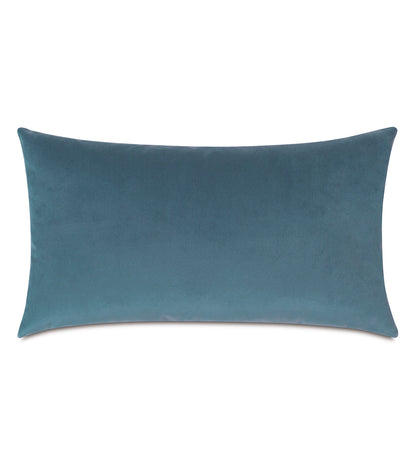 Uma Velvet Decorative Pillow in Blue