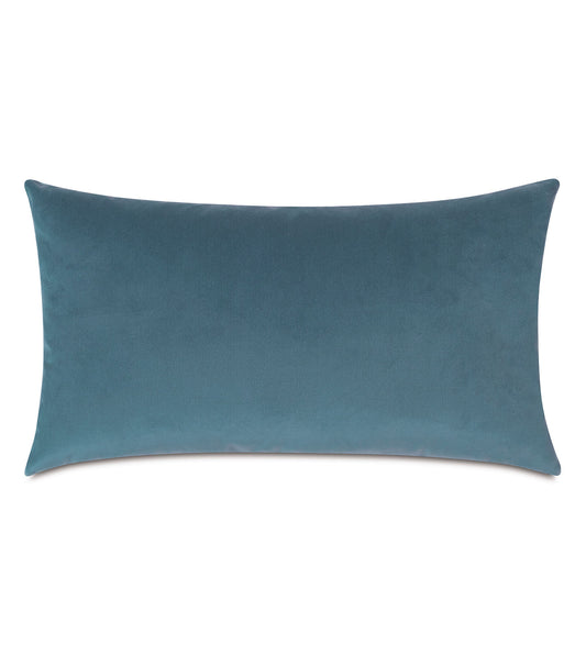 Uma Velvet Decorative Pillow in Blue