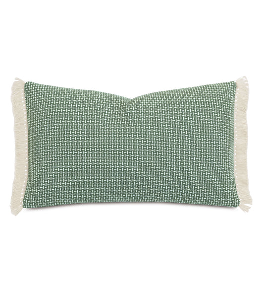 Casa Guava Crosshatch Decorative Pillow