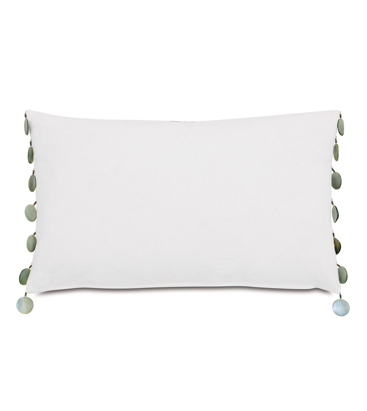 Casa Guava Beaded Trim Decorative Pillow