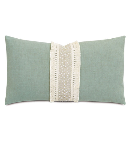 Casa Guava Embroidered Decorative Pillow