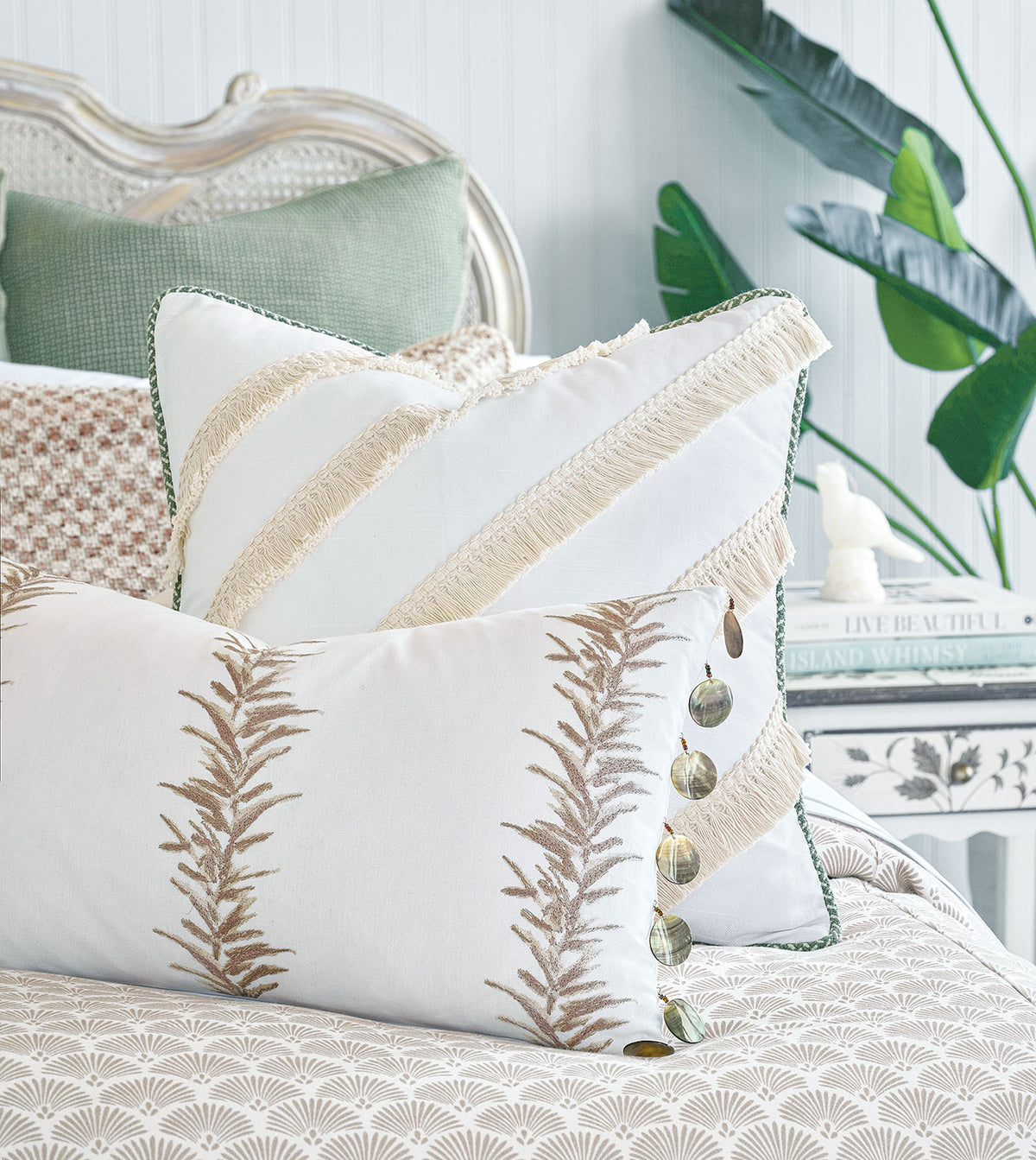 Casa Guava Tassel Decorative Pillow