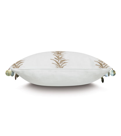 Casa Guava Beaded Trim Decorative Pillow