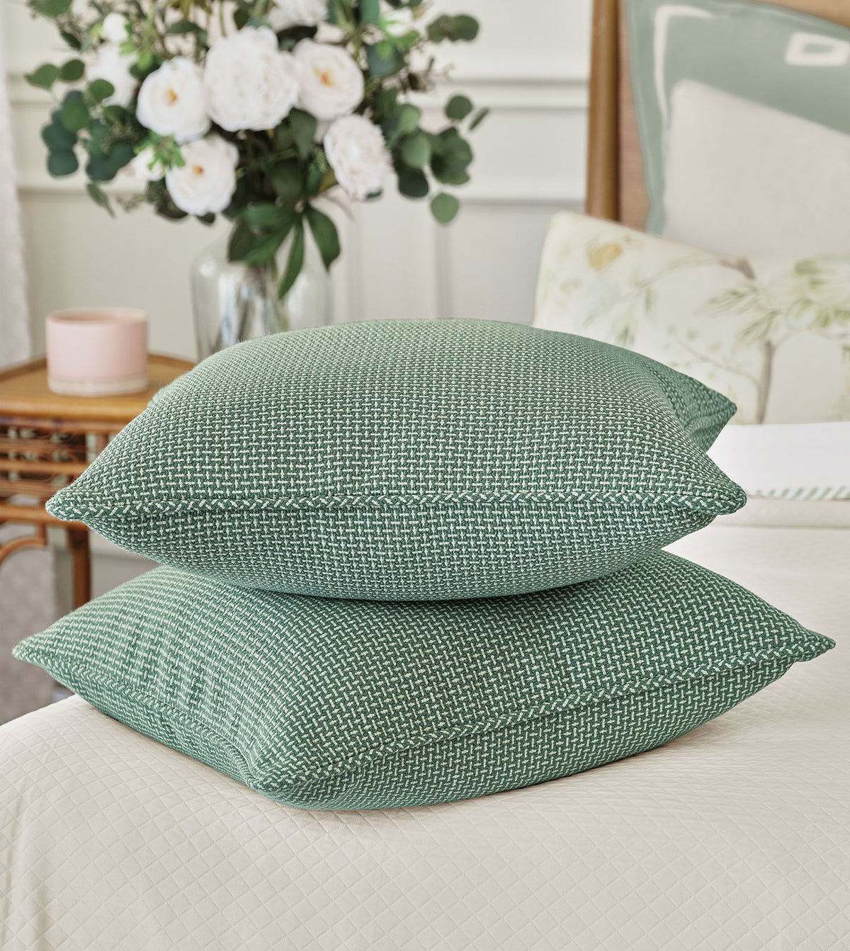 Casa Guava Welted Decorative Pillow
