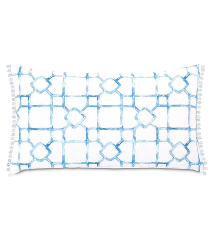 Castaway Lattice Decorative Pillow