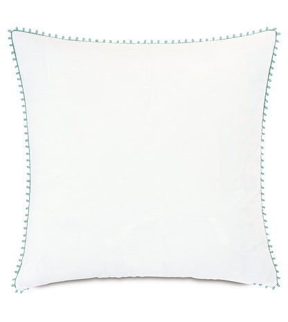 Castaway Loop Trim Decorative Pillow