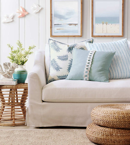 Castaway Seersucker Decorative Pillow