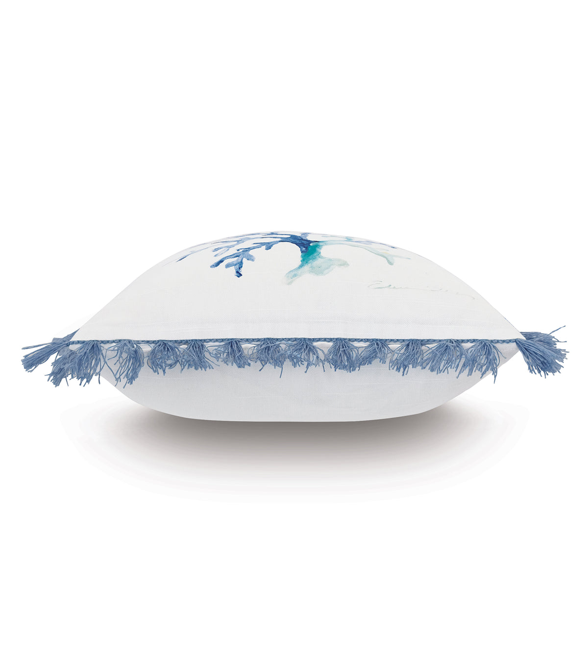Castaway Handpainted Decorative Pillow