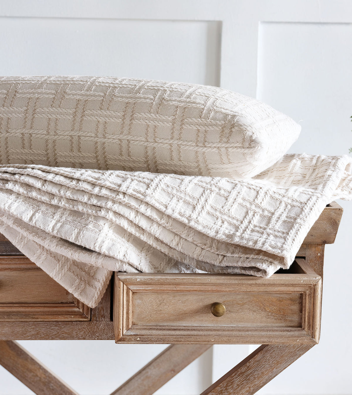 Monterosa Basketweave Decorative Pillow