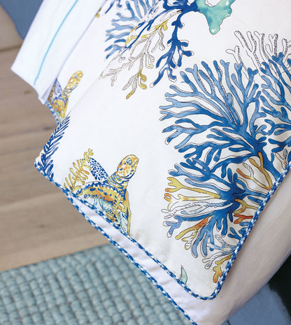 Castaway Coral Reef Duvet Cover
