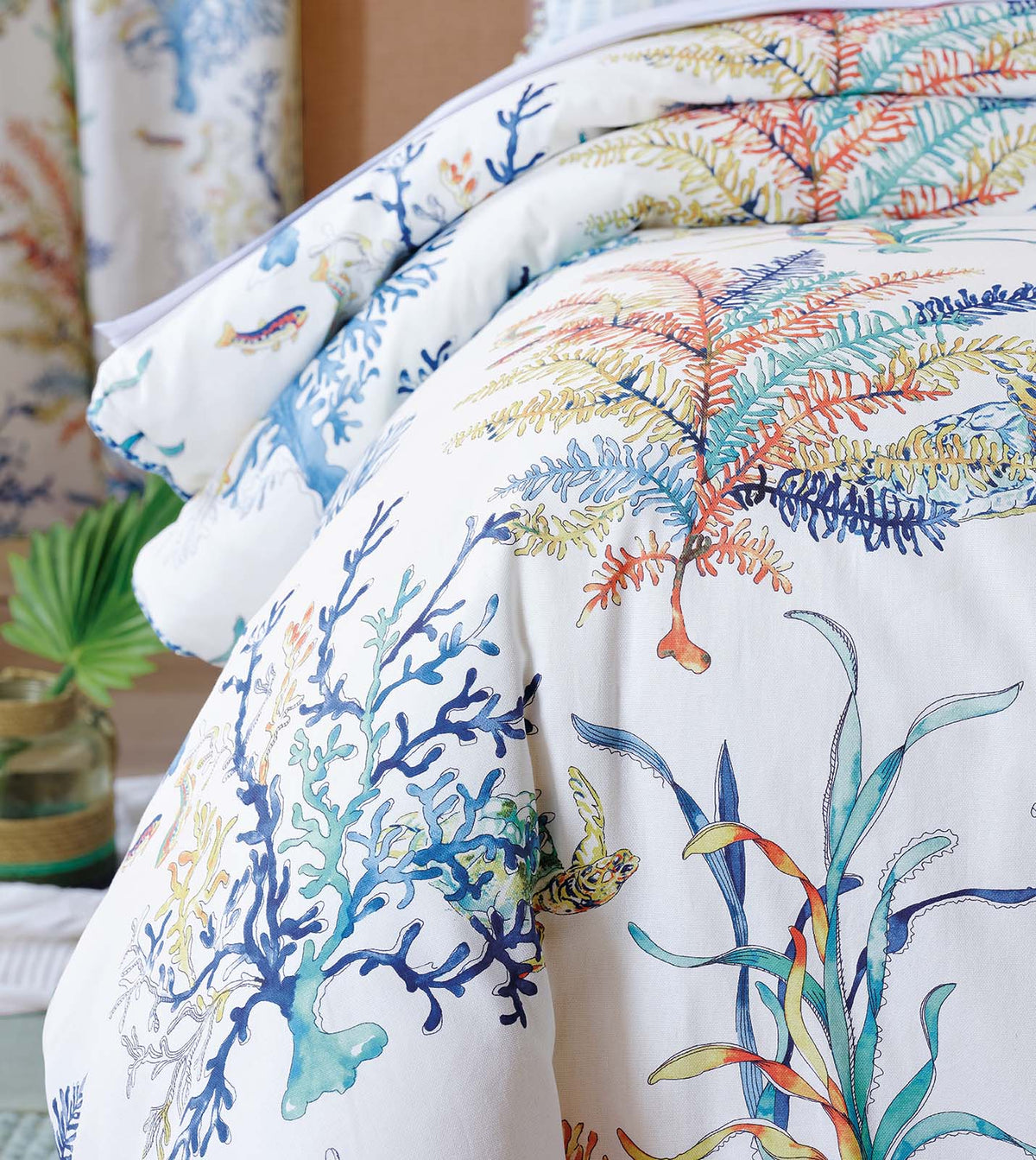 Castaway Coral Reef Duvet Cover