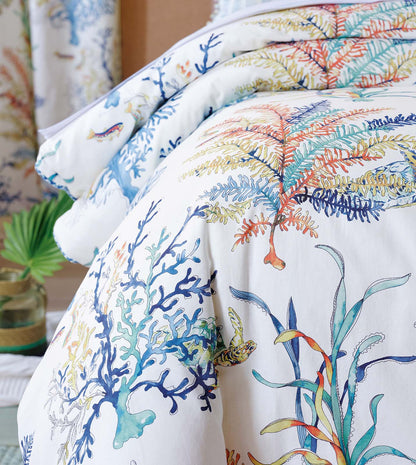 Castaway Coral Reef Duvet Cover