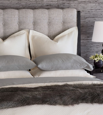 Matera Pique Euro Sham in Ivory