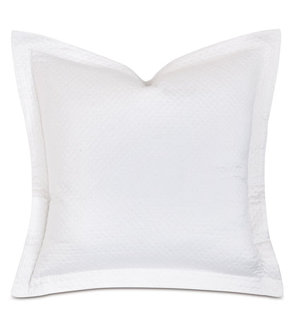 Matera Pique Euro Sham in White
