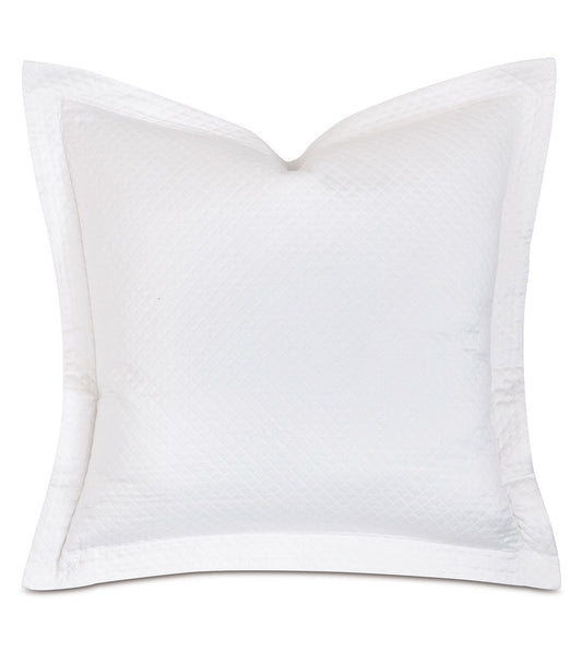 Matera Pique Euro Sham in White