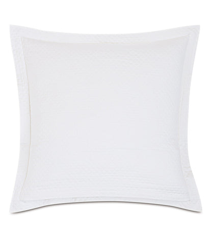 Matera Pique Euro Sham in White