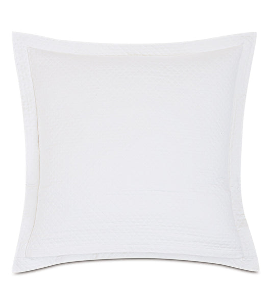 Matera Pique Euro Sham in White