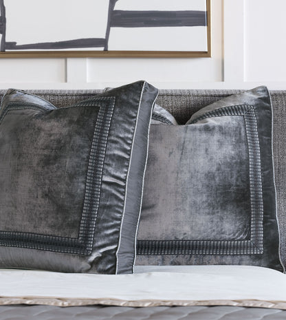 Velda Charcoal Euro Sham