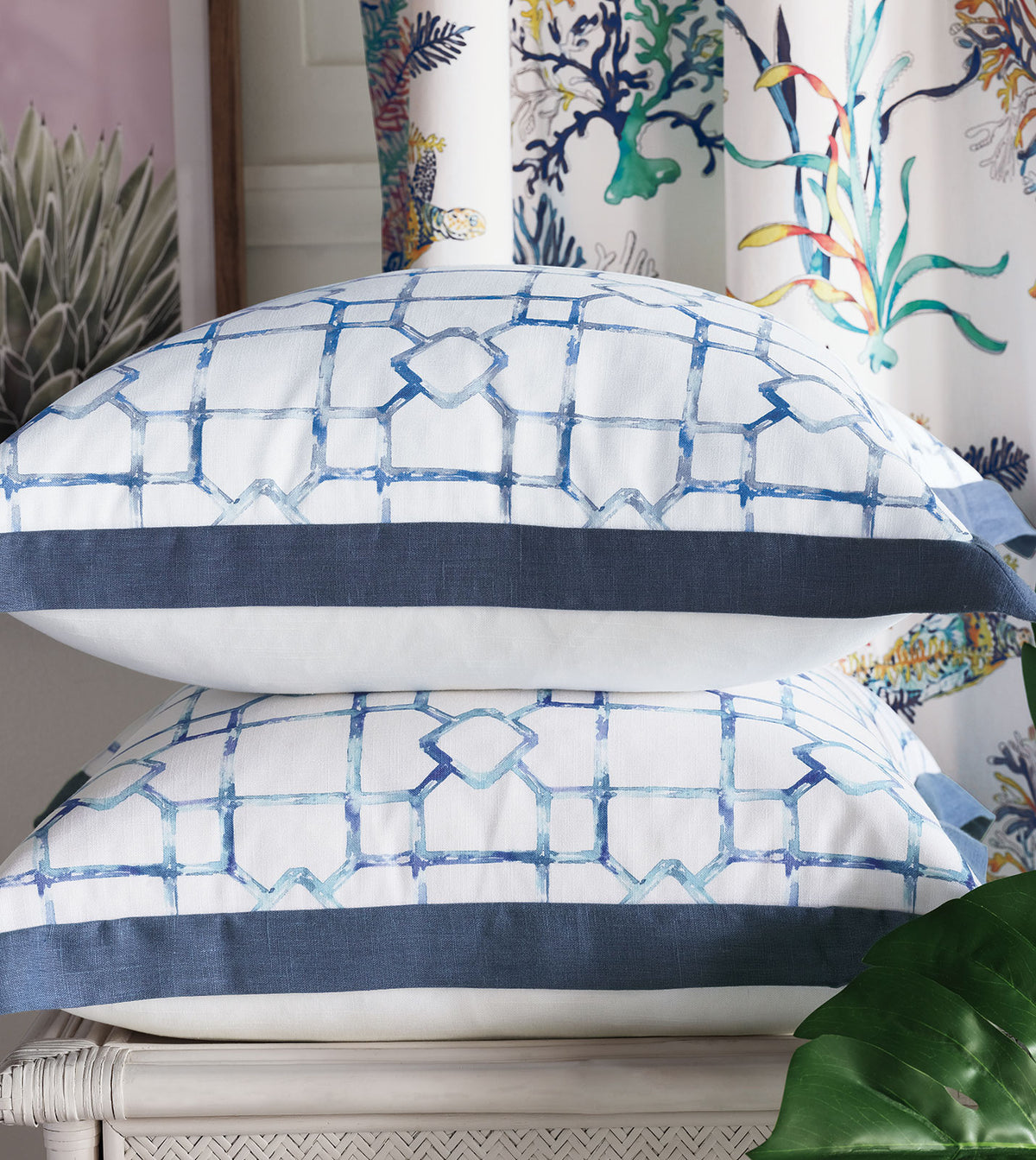 Castaway Lattice Euro Sham