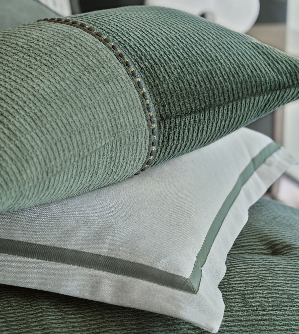 ELSPETH MITERED EURO SHAM