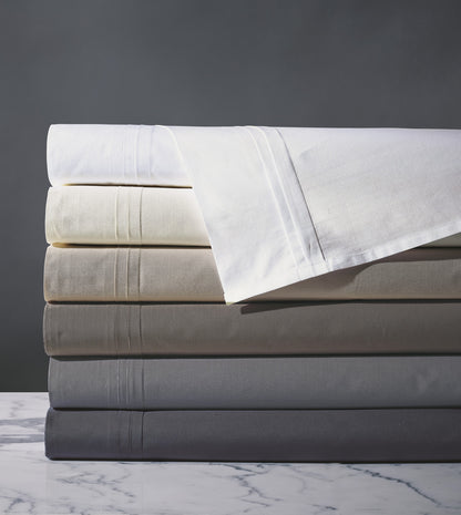 Vail Percale Flat Sheet In White