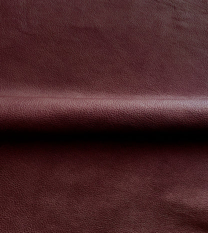 Marcella Maroon Leather Hide Full