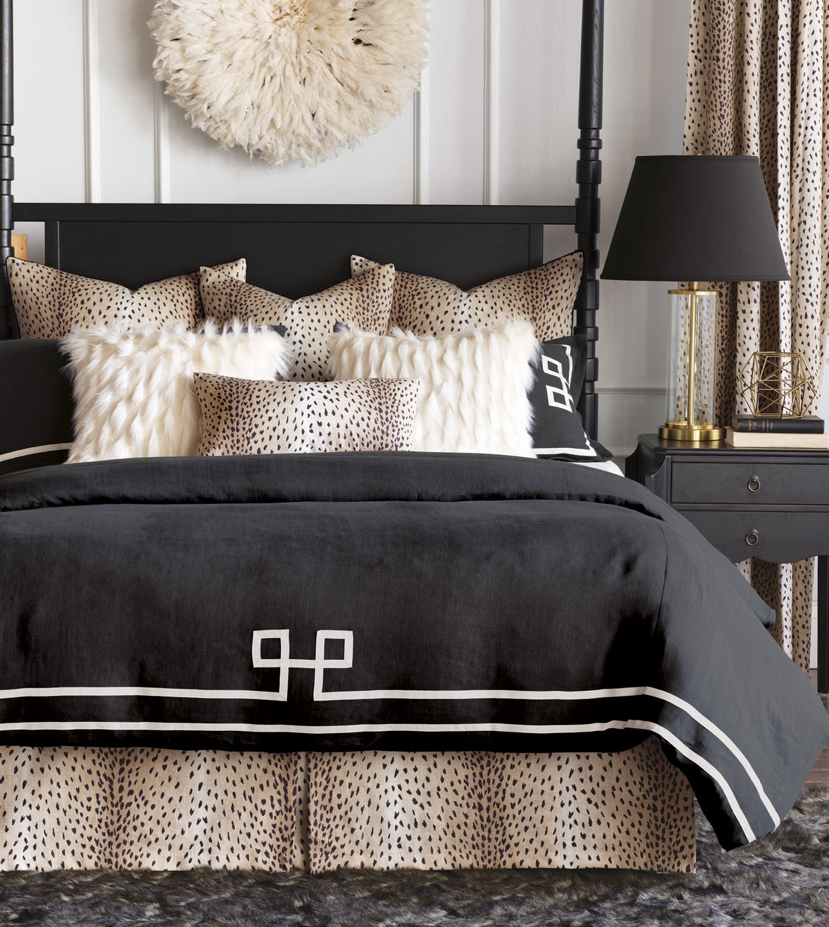 Halo Faux Fur Decorative Pillow