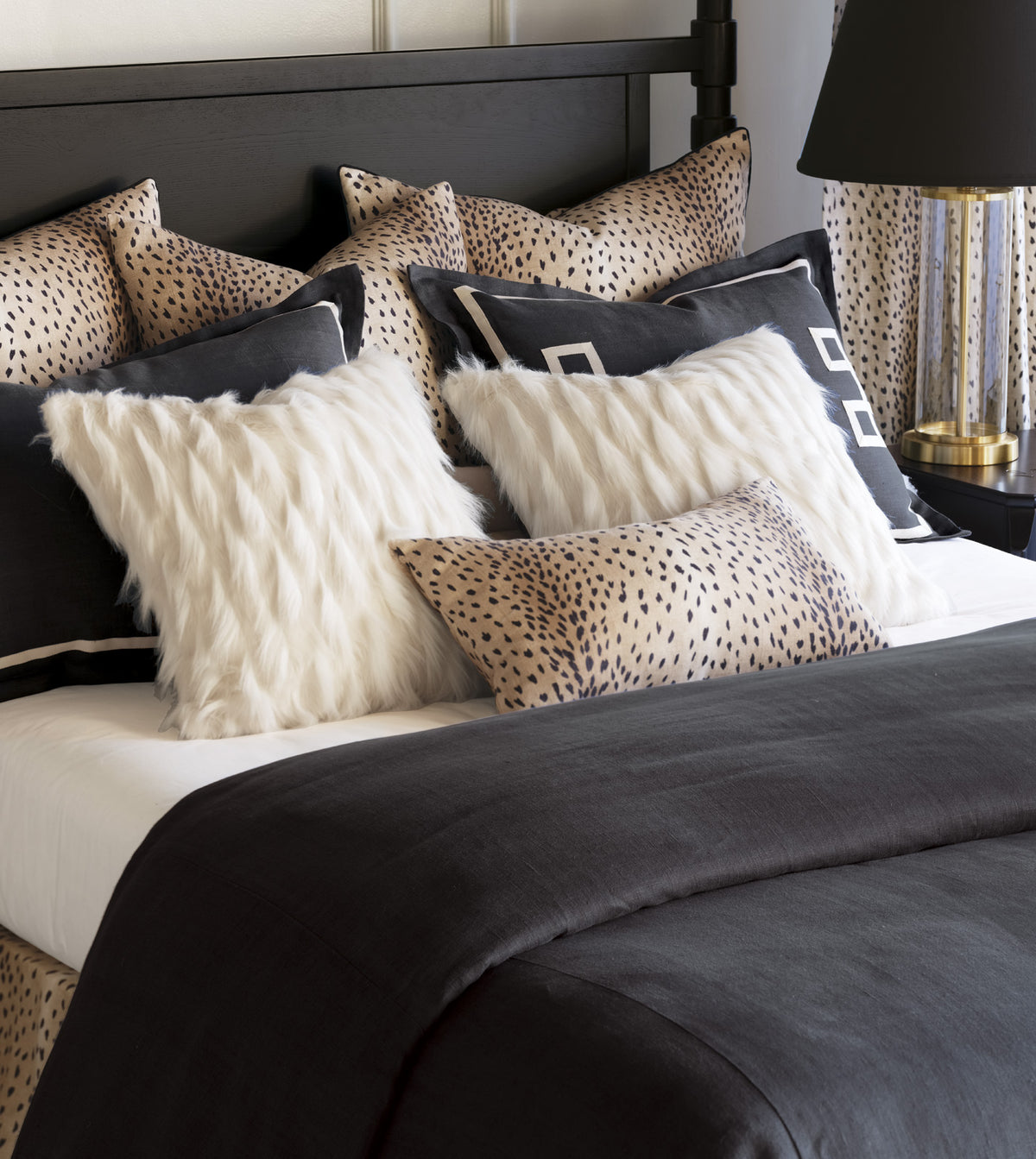 Halo Faux Fur Decorative Pillow