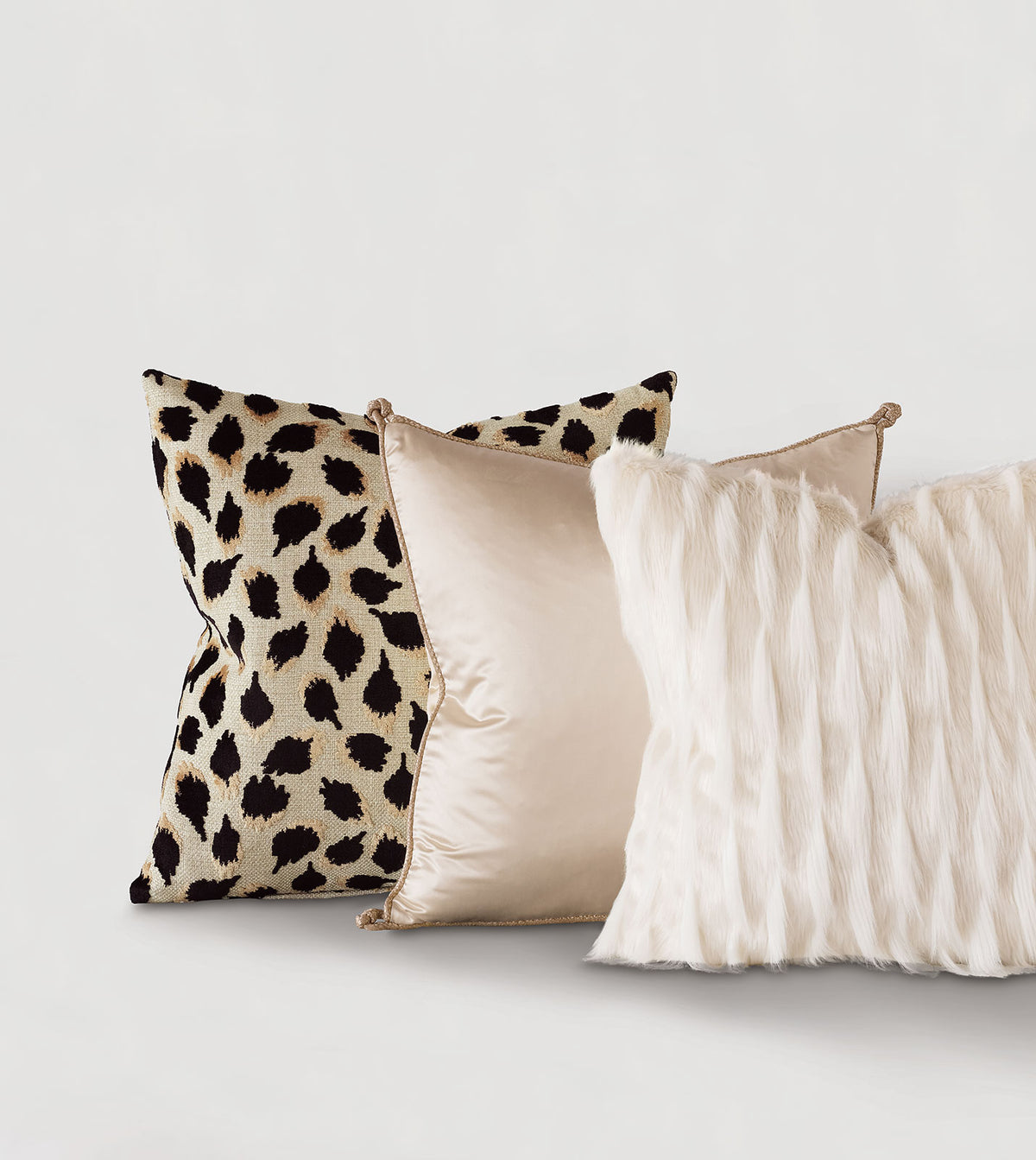Halo Faux Fur Decorative Pillow