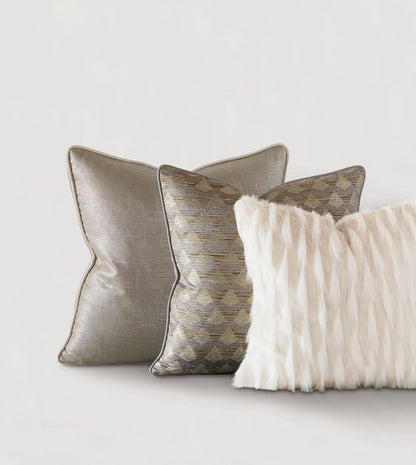 Halo Faux Fur Decorative Pillow