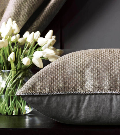 Indochine Metallic Decorative Pillow