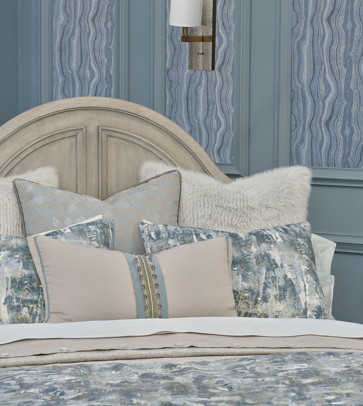 ZEYLIN METALLIC EURO SHAM