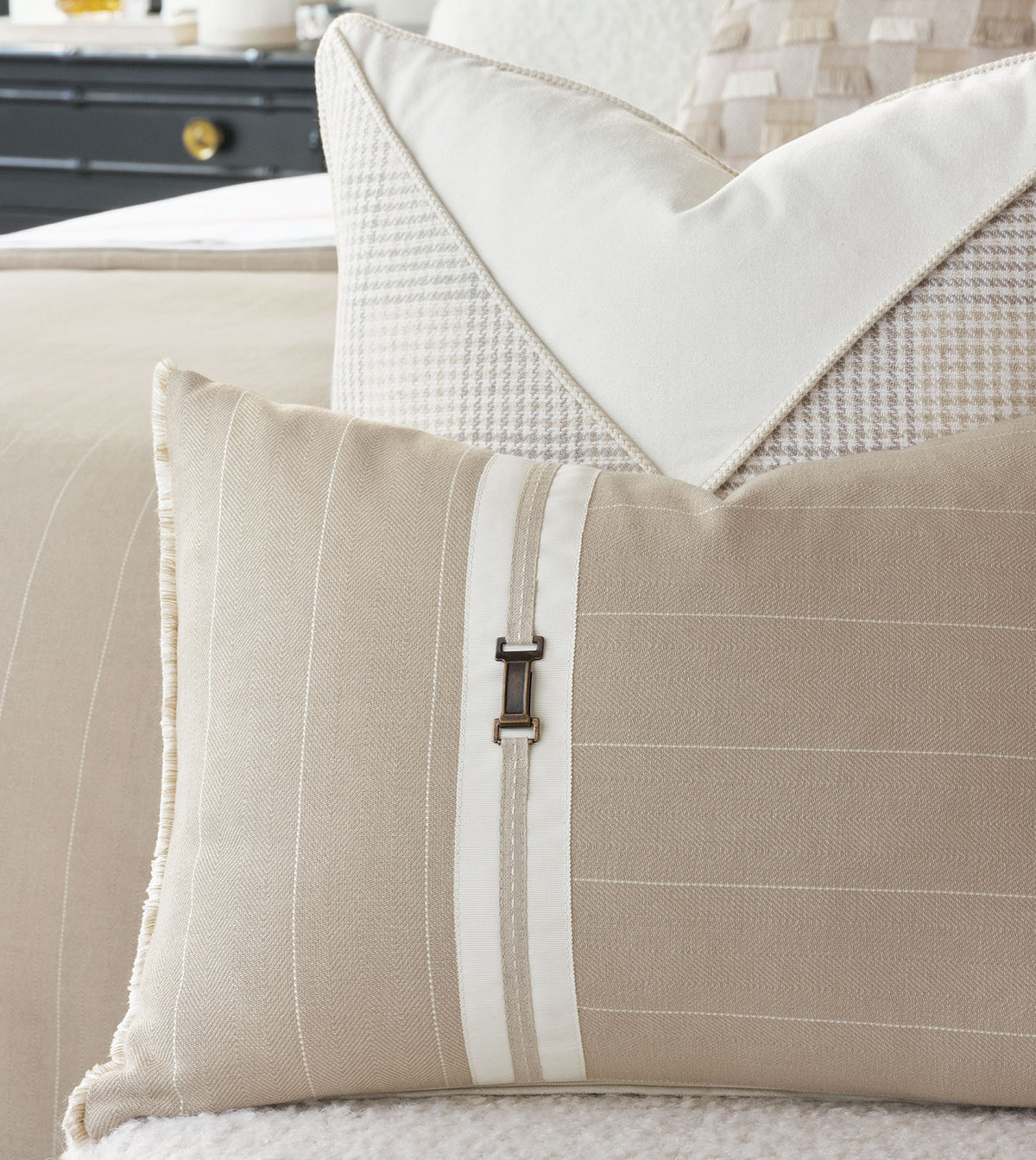 Kelso Buckle Decorative Pillow