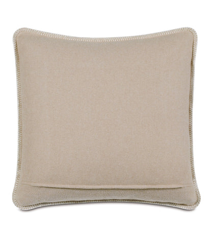 Kelso Blanket Stitch Decorative Pillow
