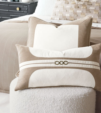 Kelso Blanket Stitch Decorative Pillow