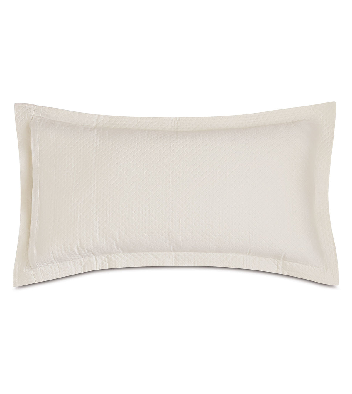 Matera Pique King Sham in Ivory