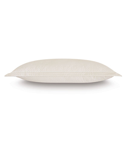 Matera Pique King Sham in Ivory