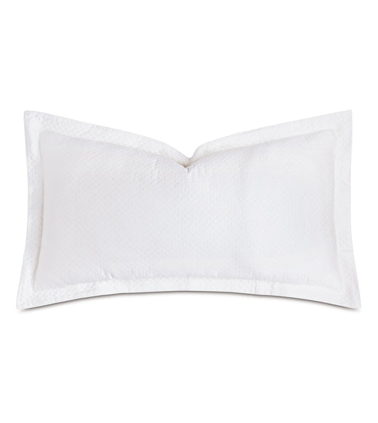 Matera Pique King Sham in White