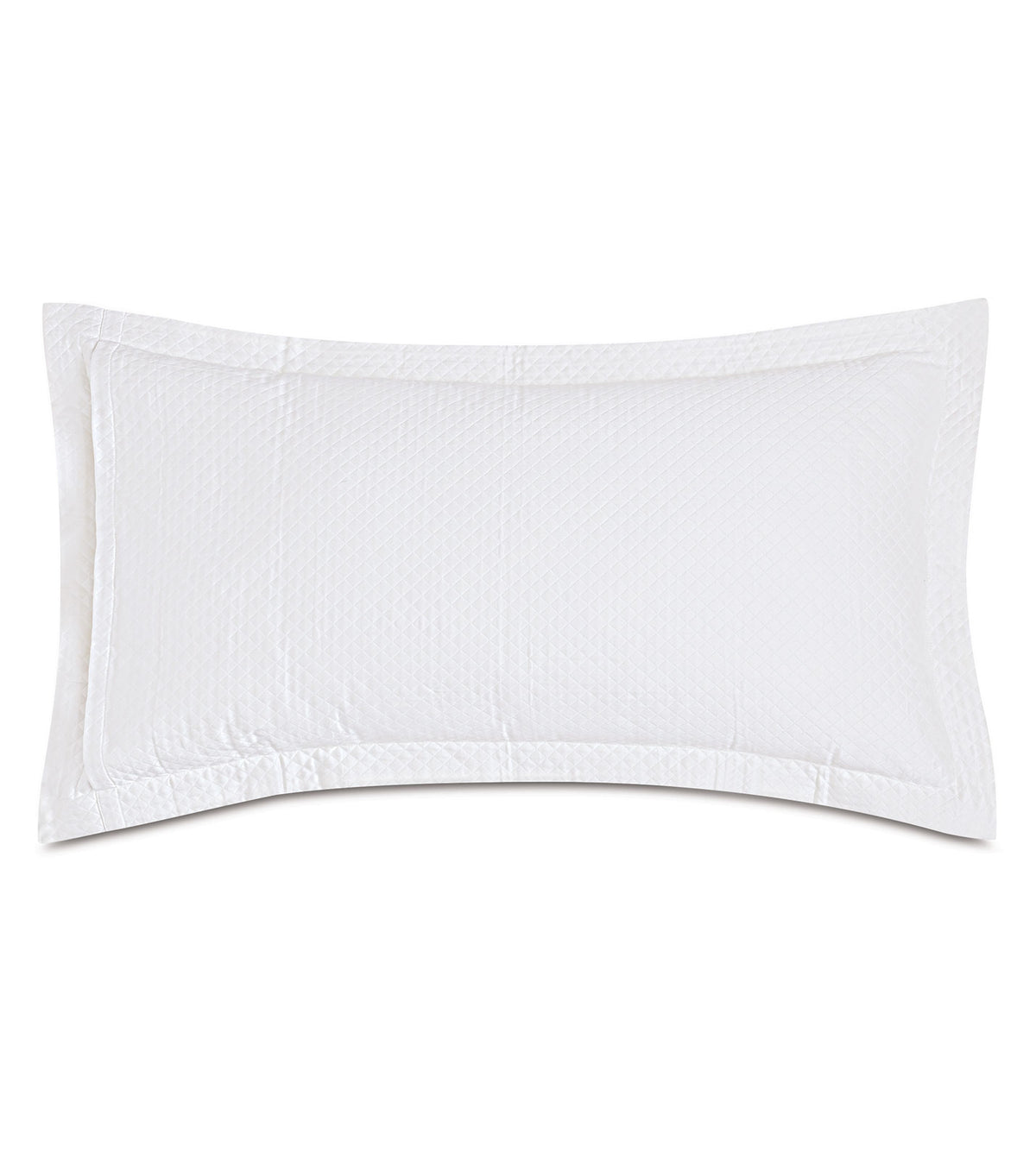 Matera Pique King Sham in White