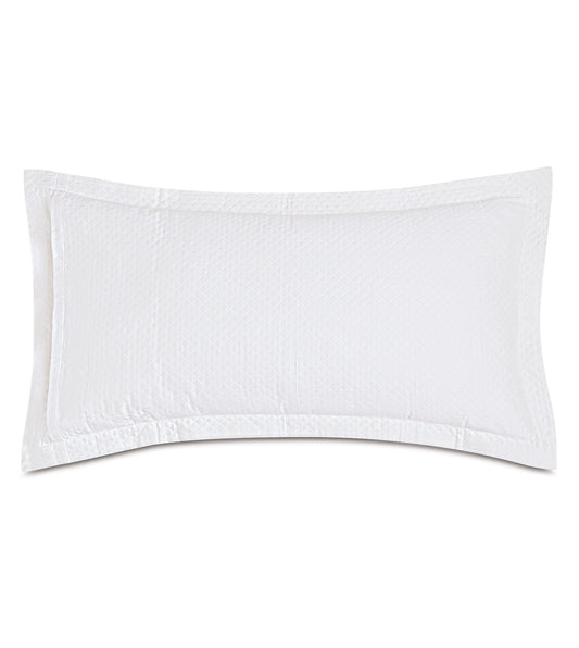 Matera Pique King Sham in White