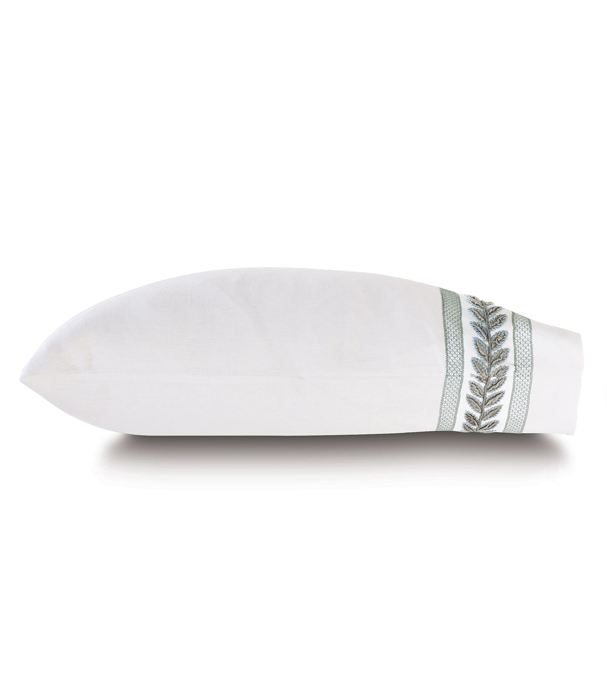 Amberlynn Velvet Leaf King Sham (Right)